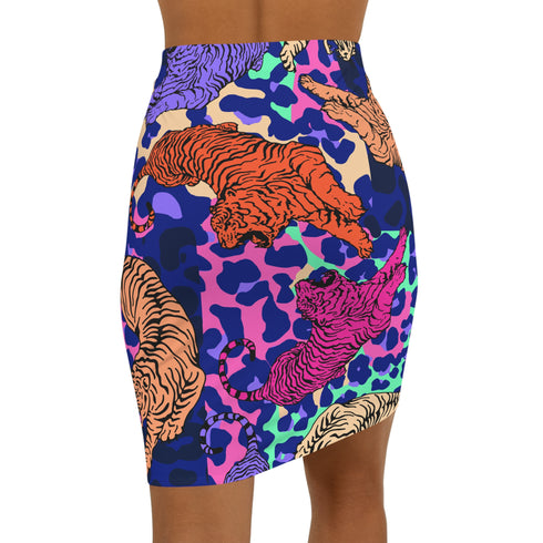 Easy Tiger Mini Skirt in Pink